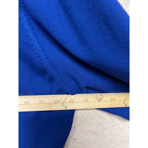 Lane Bryant Women's Cardigan Sweater Toggle Grommet Electric Blue 26 28 Plus - Picture 6 of 9